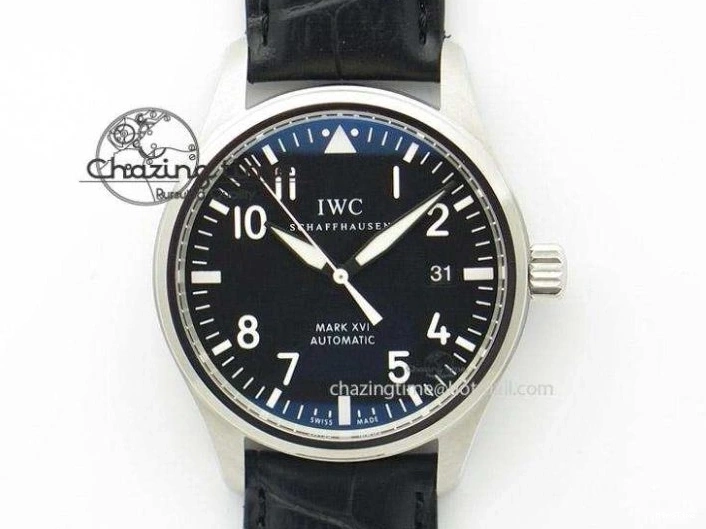 MIROTIME 0301 Pilot Chrono 20th ZF 1:1 Best Edition Black Dial On Brown Leather Strap A ZeroBulk 7236